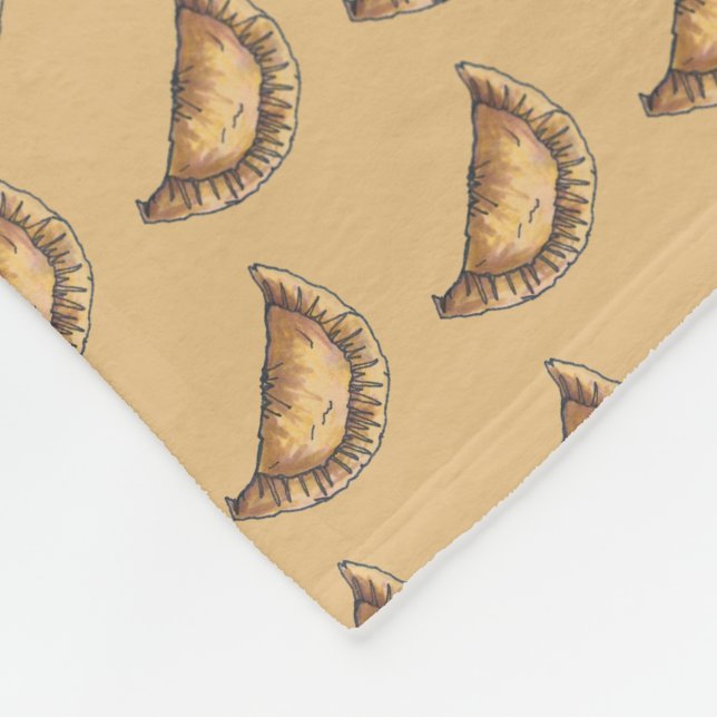 Rindfleisch Empanadas Spanisch Lateinamerikanische Fleecedecke (Ecke)