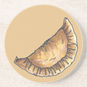 Rindfleisch Empanadas Spanisch Lateinamerikanische Sandstein Untersetzer