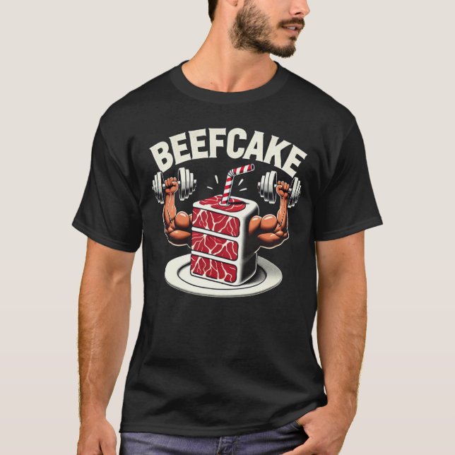 Rindfleisch - Funny Gym T-Shirt (Vorderseite)