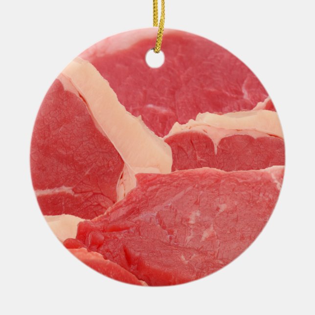 Rindfleisch Keramik Ornament (Vorne)