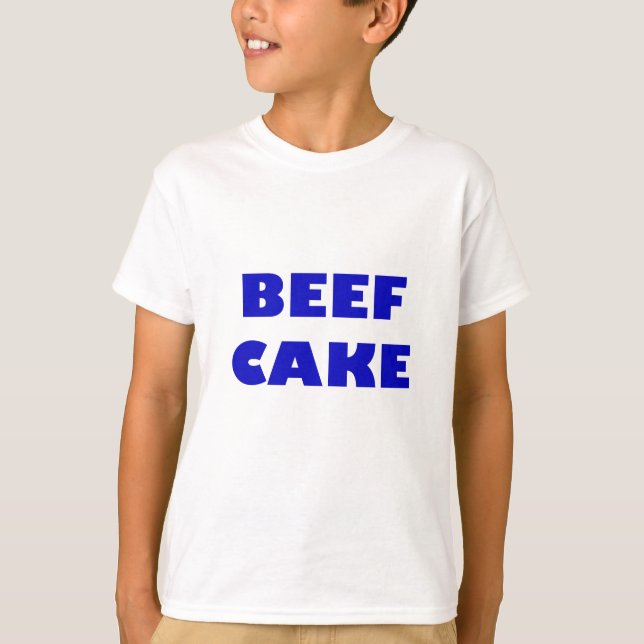 Rindfleisch-Kuchen T-Shirt (Vorderseite)
