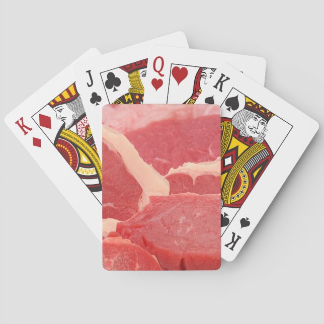 Rindfleisch Spielkarten (Rückseite)