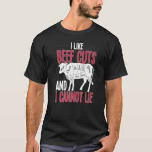 Rindfleisch und Fleischbarsch kann ich nicht essen T-Shirt