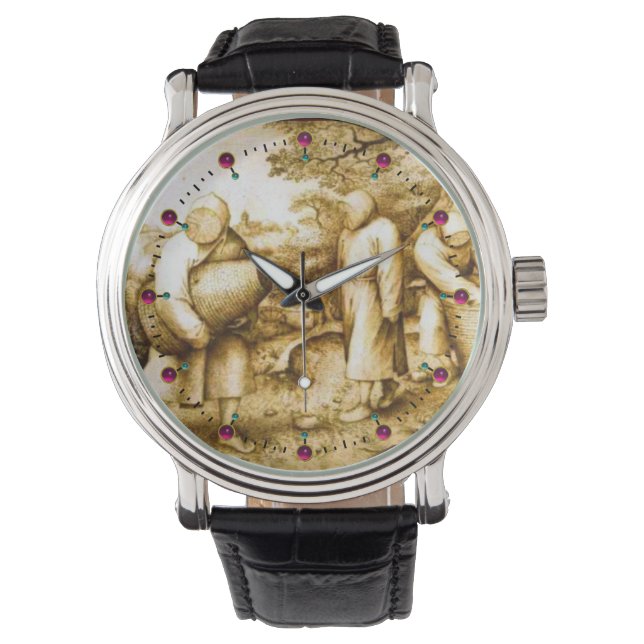 RINDFLEISCH UND HONEY BIENS ARMBANDUHR (Vorderseite)