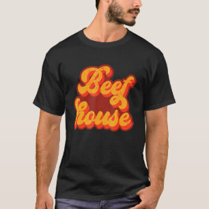 Rindfleischhaus Fleisch Metzger Grillrindfleisch K T-Shirt
