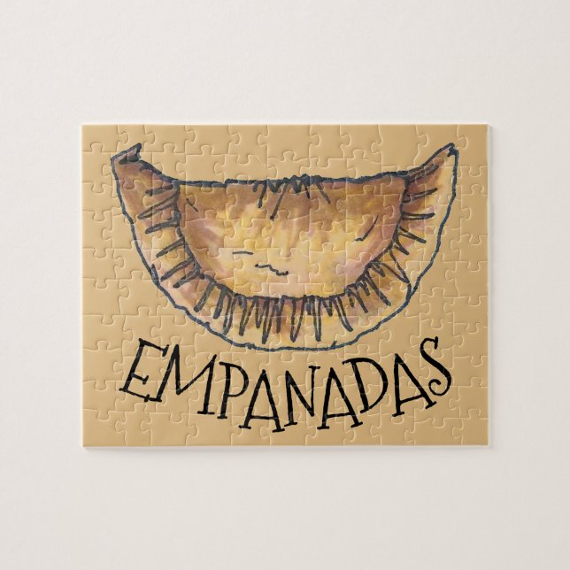 Rindkäse Empanadas lateinamerikanische Konditorei Puzzle (Horizontal)
