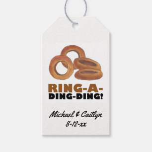 Ring-a-Ding-Zwiebel Hochzeit Verlobung Glückwunsch Geschenkanhänger