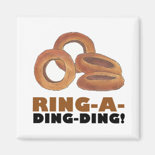 Ring-A-Ding-Zwiebelring Rings Junk Food Feinschmec Magnet