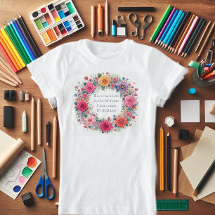 "Ring a Ring o Rose" Spielplatz-Aktionsrhythmus T-Shirt