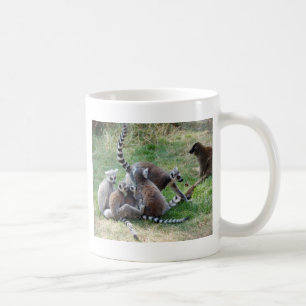Ring angebundene Lemurfamilie Tasse