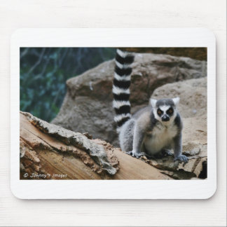 Ring angebundener Lemur Mousepad