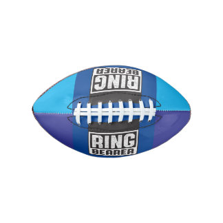 Ring Bearer Football Blue und Black Collection