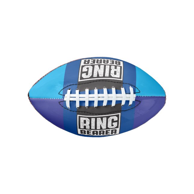 Ring Bearer Football Blue und Black Collection (Vorderseite)