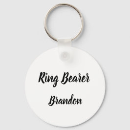 Ring Bearer Geschenk Individuelle Name Geschenke H Schlüsselanhänger