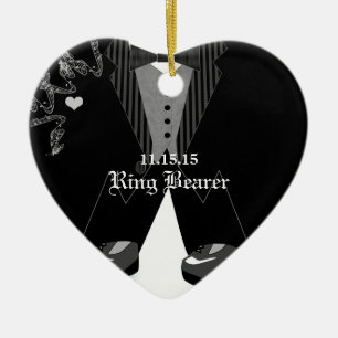 Ring Bearer Hochzeit Weihnachtsdekoration Keramikornament