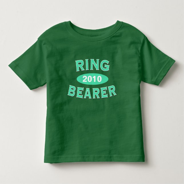 Ring Bearer Mint Green Arc 2010 Kleinkind T-shirt (Vorderseite)