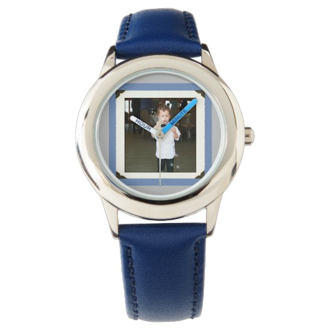 Ring Bearer Photo Gift Custom Kids Watch Armbanduhr (Vorderseite)