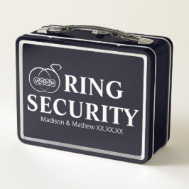 Ring Bearer Security Box Metall Brotdose