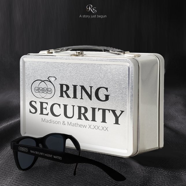 Ring Bearer Security Box Metall Brotdose (Every top agent needs the right gear! This security case pairs with signature monogram sunglasses.)