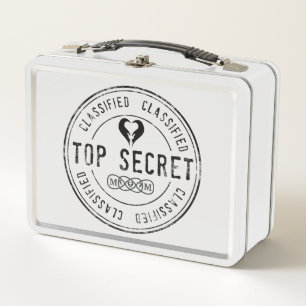 Ring Bearer Security Box Metall Brotdose