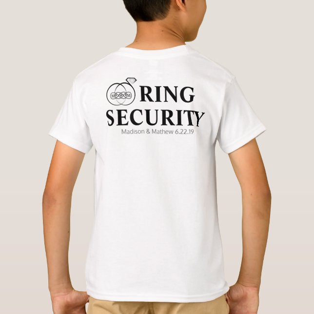 Ring Bearer Security T-Shirt (Rückseite)