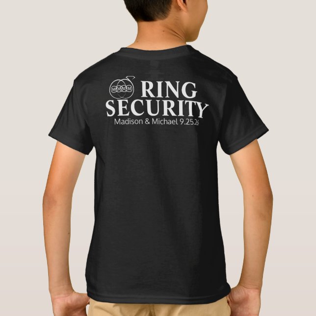 Ring Bearer Security T-Shirt (Rückseite)