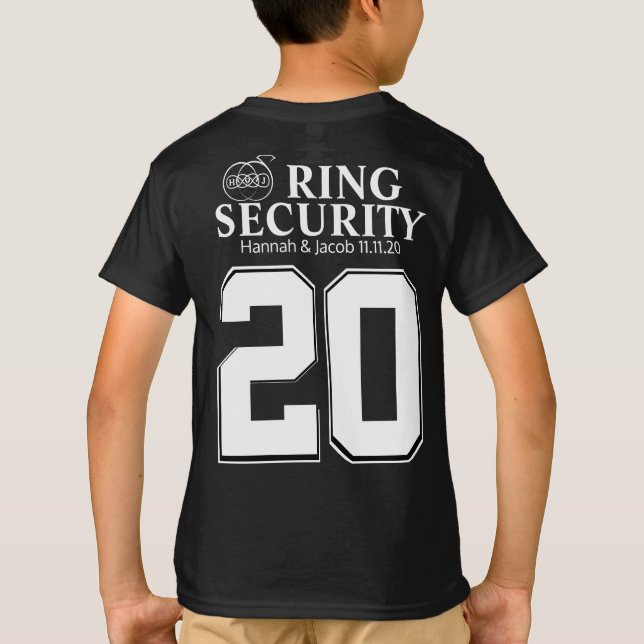 Ring Bearer Security T-Shirt (Rückseite)