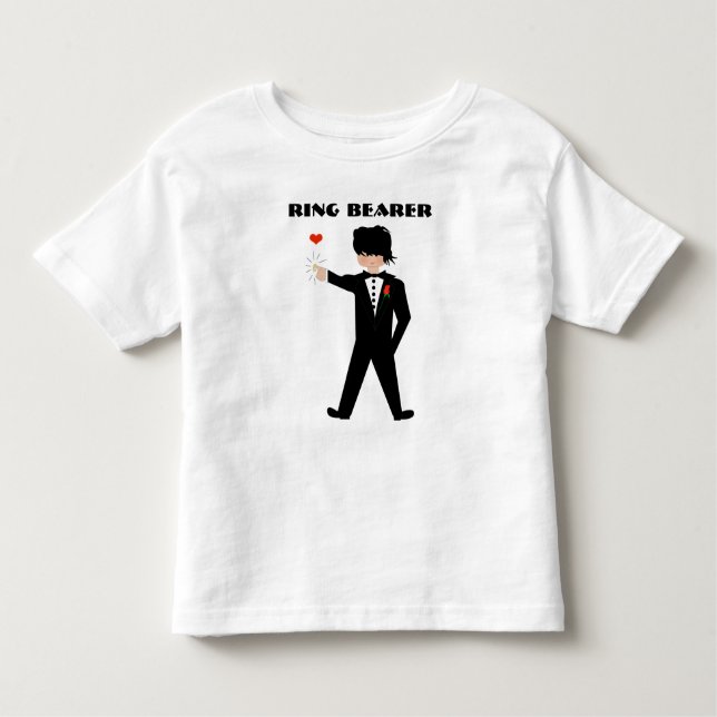 Ring Bearer Shirt - Hochzeit - (Vorderseite)