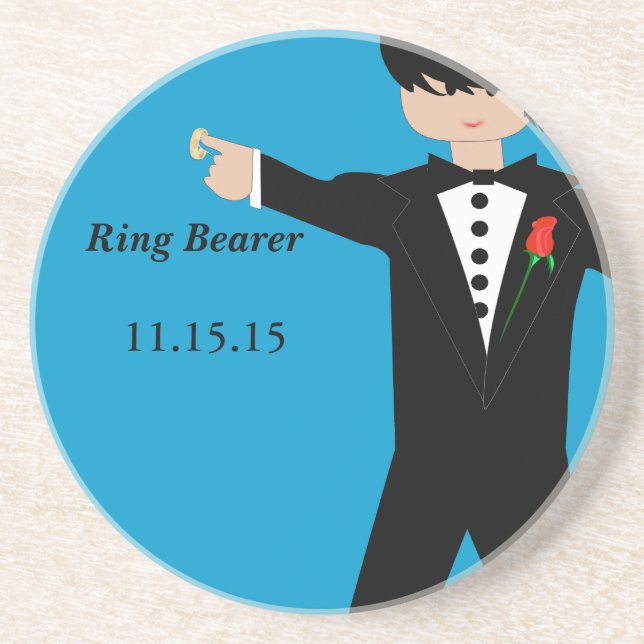 Ring Bearer Tuxedo Untersetzer (Vorne)