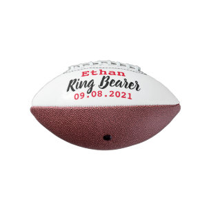 Ring Bearer Vorschlag Geschenk Mini Football