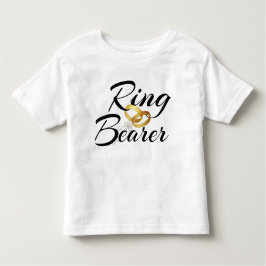 Ring Bearer Wedding Bands Kleinkind T-shirt