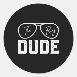 Ring Bearer Wedding Party Ring Security Typ Marri Runder Aufkleber