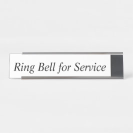 Ring Bell für den Service-Schreibtisch  Schreibtischnamensplakette
