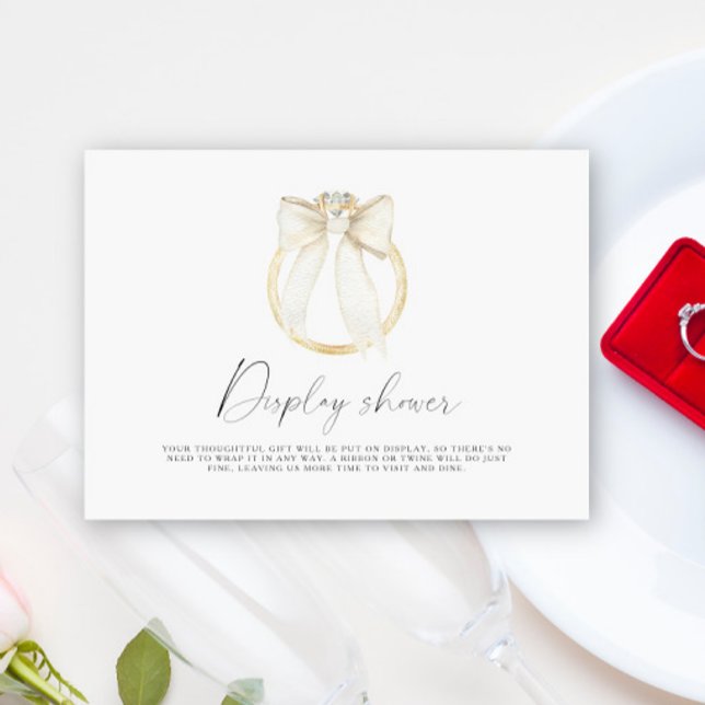 Ring-Bugs-Brautparty Display Dusche Begleitkarte (Von Creator hochgeladen)