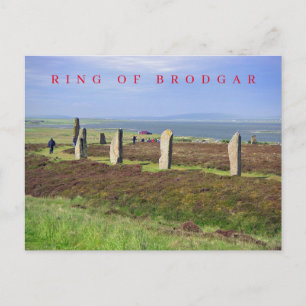 Ring der Brodgar-Ansicht Postkarte