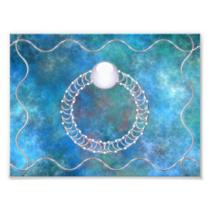 Ring des Fotos Wasser Fotodruck