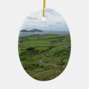 Ring des Iren-Meerblicks Kerrys Irland Keramik Ornament