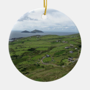 Ring des Iren-Meerblicks Kerrys Irland Keramik Ornament