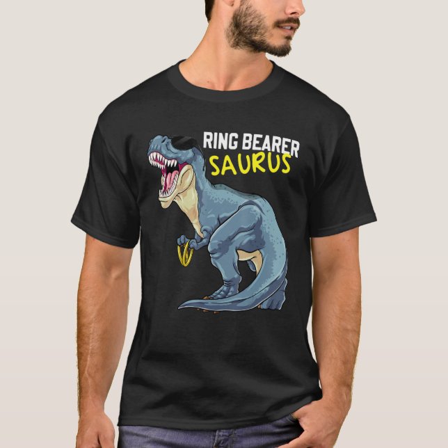 Ring-Dinosaur-Trager Saurus Hochzeitsring Rex Sich T-Shirt (Vorderseite)