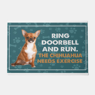Ring Doorbell und die Führung der Chihuahua brauch Fußmatte