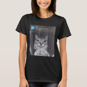 Ring Es ist Bewegung an der Vordertür lustige Meme T-Shirt