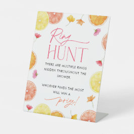 Ring Hunt Schild Junggesellinnenabschied Spiel Mai