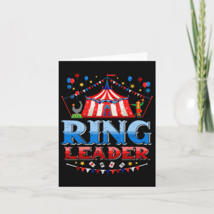 Ring Leader Kostüm Circus Stab Karneval Mens Wom Karte