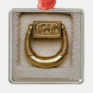 Ring mit dem Siegel von General Horemheb Ornament Aus Metall