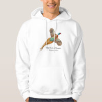 Ring-Necked Fasan-mit Kapuze Sweatshirt