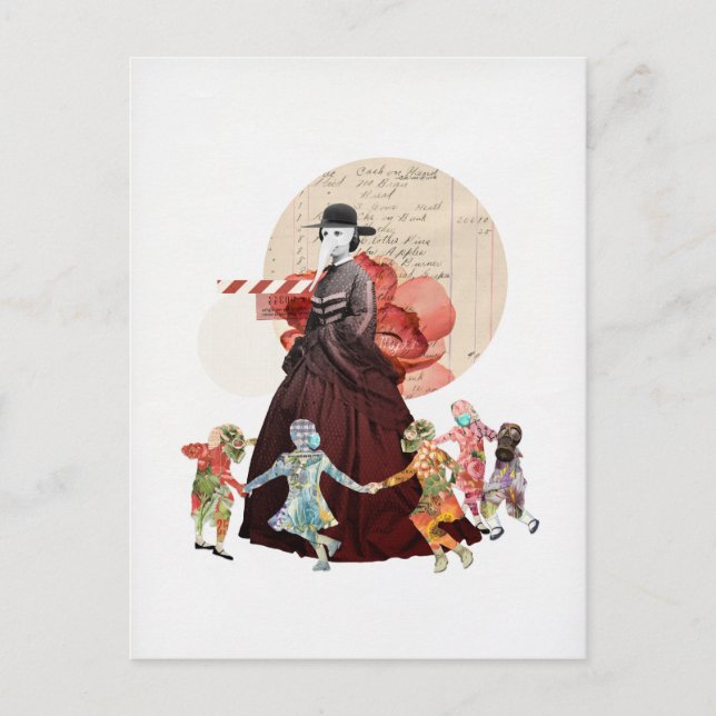 Ring-o-Ring-o-Rosy (Der Mythos) Postkarte (Vorderseite)