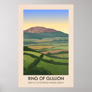 Ring Of Gullion AONB Reiseplakat Poster