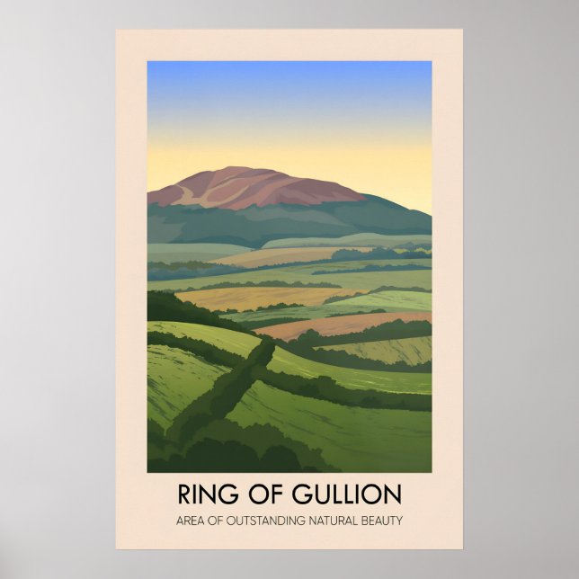 Ring Of Gullion AONB Reiseplakat Poster (Vorne)