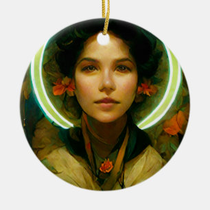 Ring of Light Fantasy Sci-fi Keramik Ornament