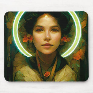 Ring of Light Fantasy Sci-fi Mousepad